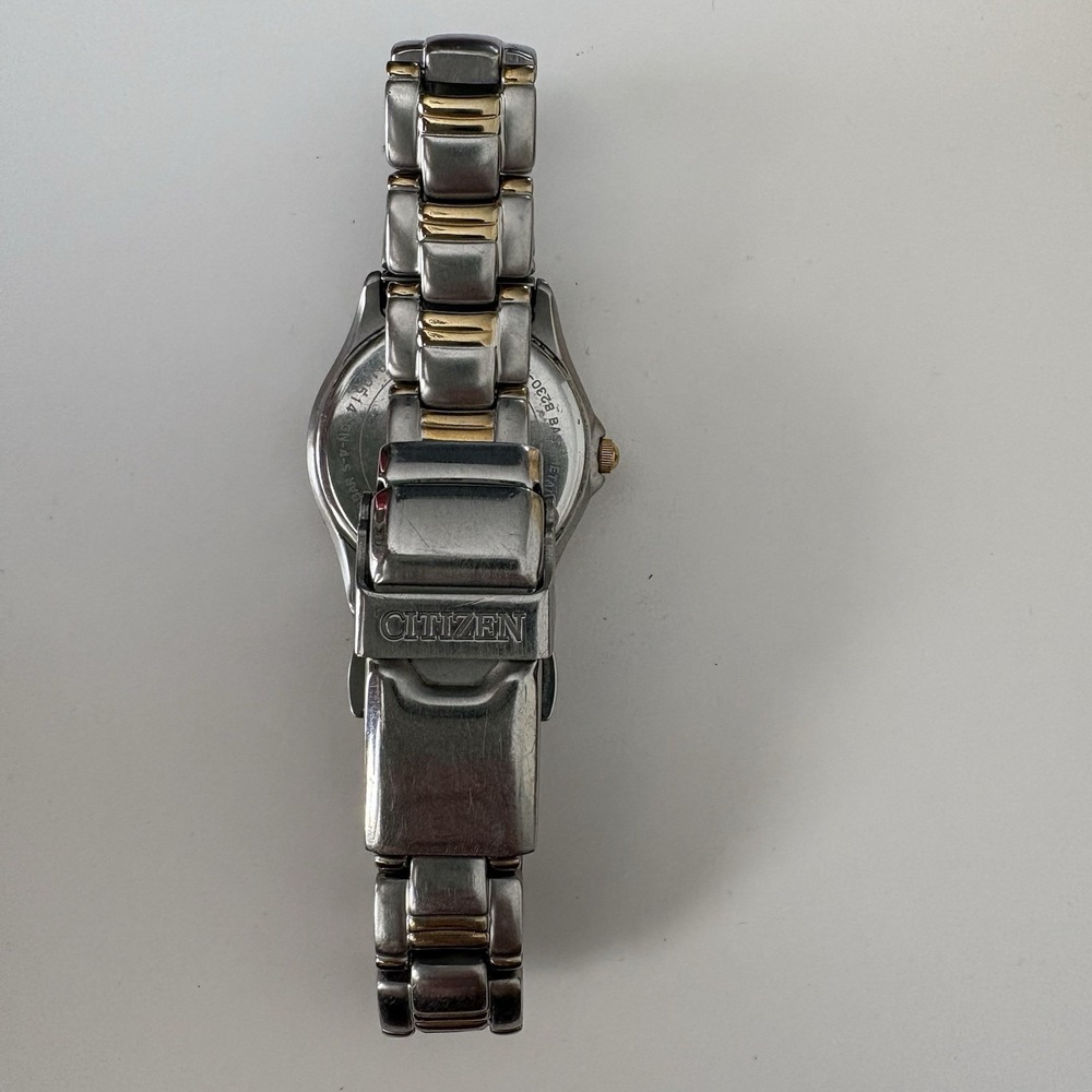 Citizen Women's Eco-Drive Solar-Tech B230-H17303TA Two-Tone Stainless !WORKS! - Picture 4 of 8